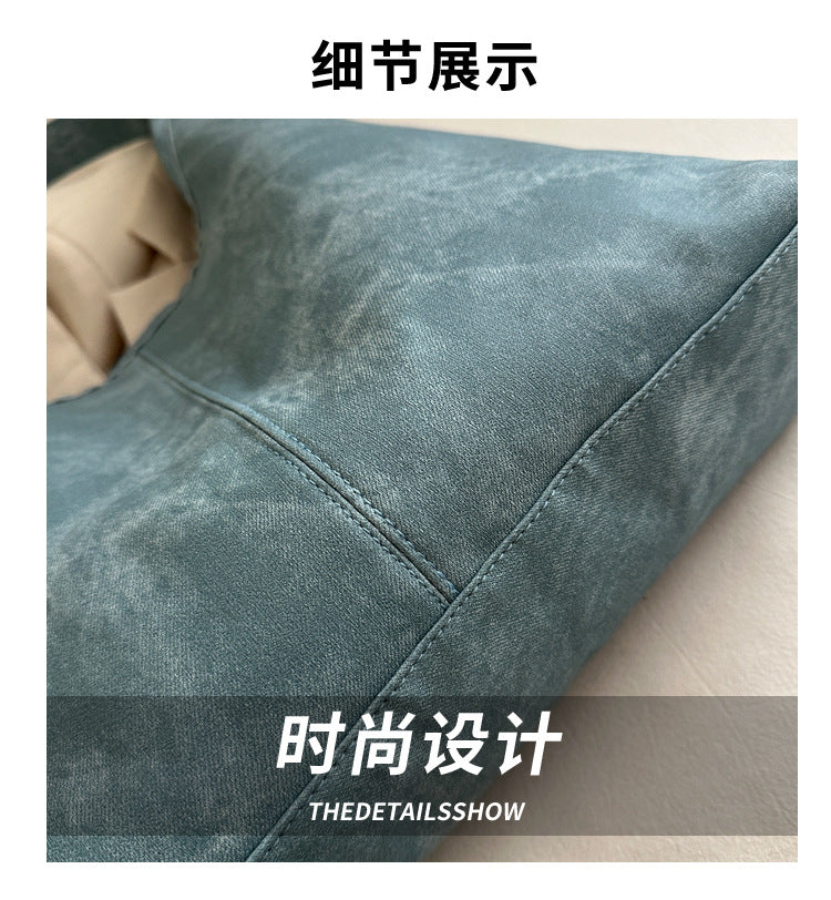 European and American Style Large Capacity Women's Bag2025Summer New Fashionable Single Shoulder Tote Bag Casual Underarm Bag