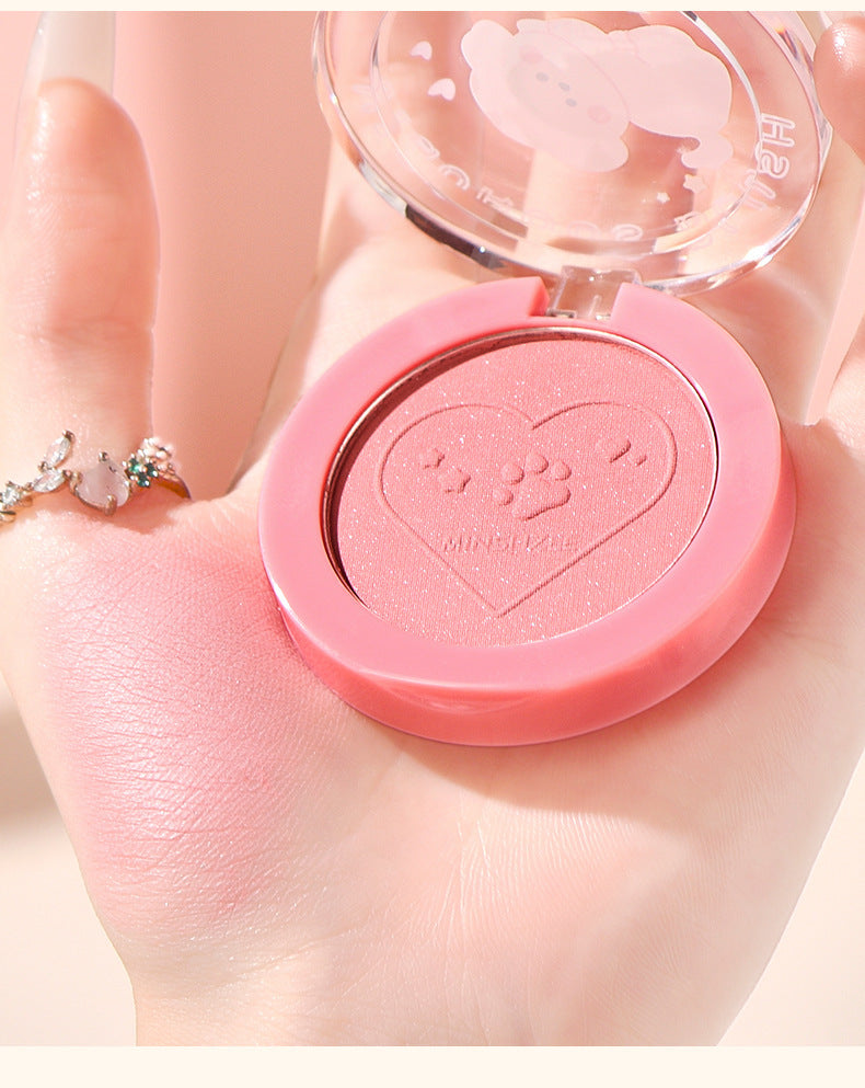 Ming Xizhi Sunshine Vitality Single Color Blush Natural Matte Brightening Expanding Color Rouge Enhancing Complexion Atmosphere Series2034