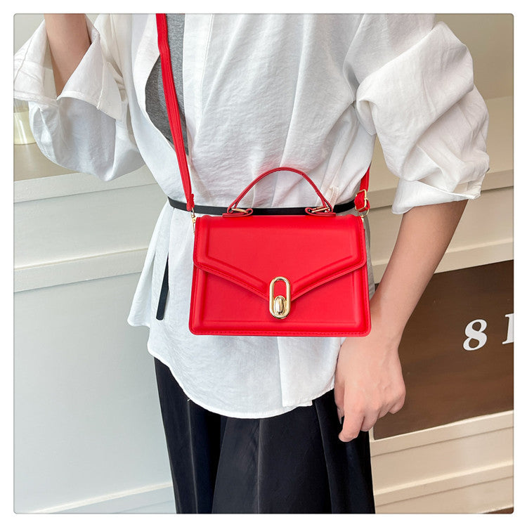 Fashionable and Elegant Small Square Bag2025Summer New Korean Style Niche Casual Commuter Crossbody Bag Trendy Shoulder Bag