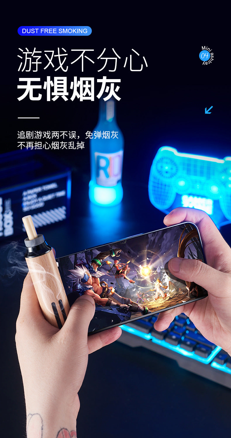 Car Ashtray Anti-ash Artifact Portable Car Ashtray Smoking Artifact Driving Lazy Anti-flying Ash Cigarette Holder