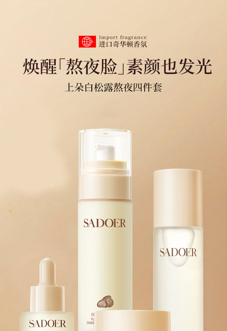 SADOER White Truffle Night Cream Set of Four Moisturizing, non-sticky, anti-wrinkle lotion for women Factory Wholesale