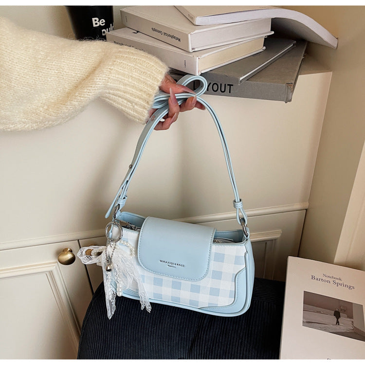 Cross-border high-end trendy underarm bag small square bag for women2025New Handbag Trendy Fashion Versatile Shoulder Bag