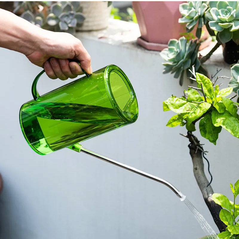 Stainless Steel Long Spout Watering Can High Aesthetic Home Use Watering Can for Green Plants Potted Plants Gardening Tool Factory
