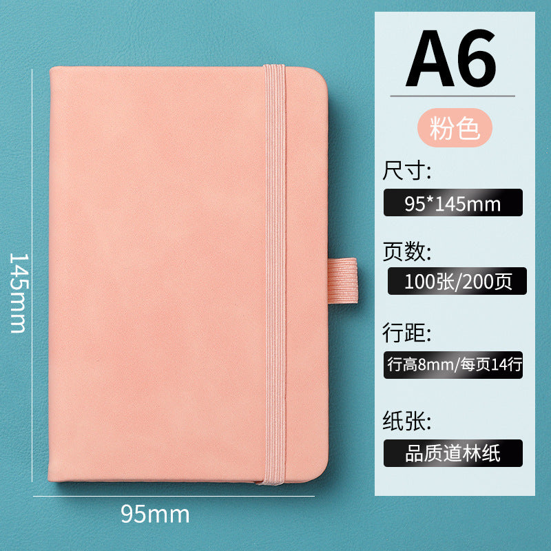 In-stock Cross-border Amazon A6Business Office Notebook Journal Internet Celebrity Planner Student Simple Strap Notebook