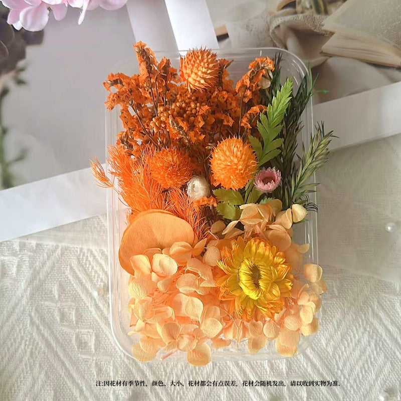 Dried Flowers Eternal Flowers Handmade Exquisite Material Kit Wreath Dried Flowers Trees Hydrangea Decoration Eternal Dried Flowers Material