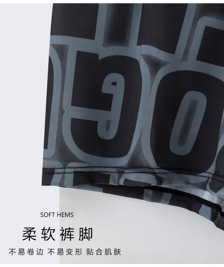 Cross-Border Men's Underwear Ice Silk Sports Breathable Plus Size Summer Thin Trendy Mid-Waist Boxer Shorts http://detail.1688.com/offer/882092809043.html