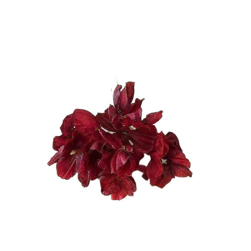 Traditional Handmade Wine Red Artificial Flowers New Chinese Style Bride Hair Accessories Morning Gown Hairpin Cheongsam Hair Flower Women Hair Ornament