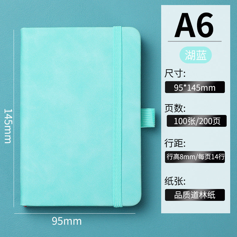 In-stock Cross-border Amazon A6Business Office Notebook Journal Internet Celebrity Planner Student Simple Strap Notebook