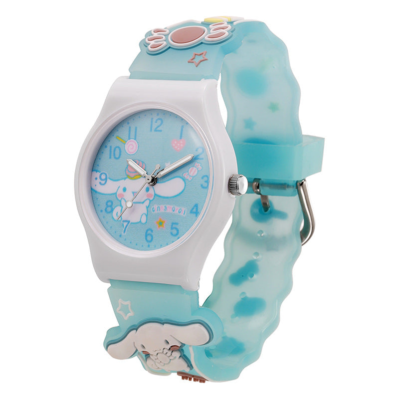 Cartoon Children's Watch Epoxy Sanrio Watch Elementary School Quartz Watch Wholesale Cross-Border E-commerce Wristwatch Decoration
