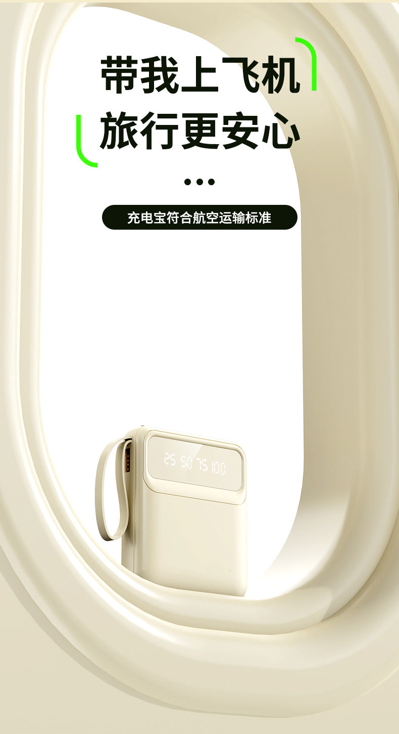 Cross-border wholesale mini power bank3c Authentication20000mAh Large Capacity Power Bank Gift Printing logo