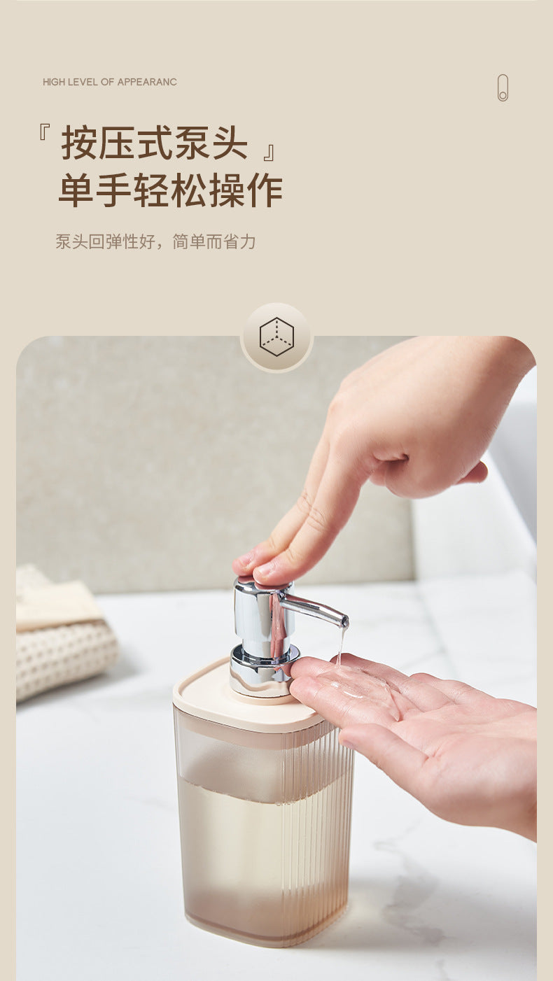 Luxury Hotel Hand Sanitizer Dispenser Bottle High-Value Bathroom Shower Gel Shampoo Empty Bottle Press-Type Set