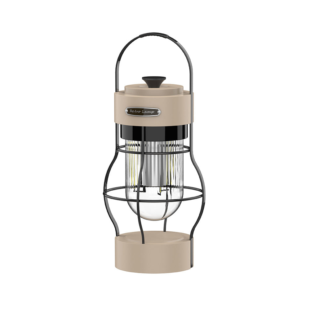 New Outdoor Camping Lantern Camping Light Camping Atmosphere Light Rechargeable Lighting Portable Retro Lantern Tent Camp Light