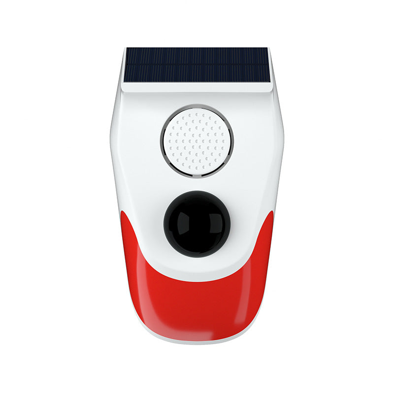 Solar Voice Announcer Truck Blind Spot Alarm Warning Light Forest Fire Prevention Device Wide Angle Detection Remote Control