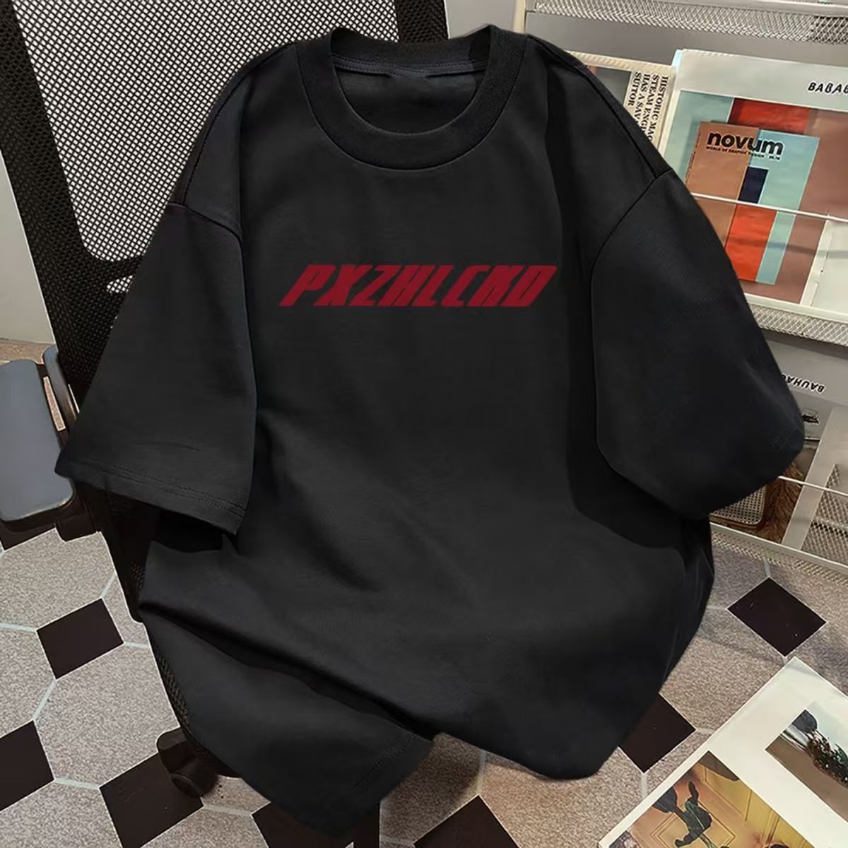 Men's Short Sleeve t T-shirt Ice Silk Short Sleeve Men T T Shirt Summer round Neck Bottoming Shirt Casual All-Matching and Handsome Short t Men's T-shirt