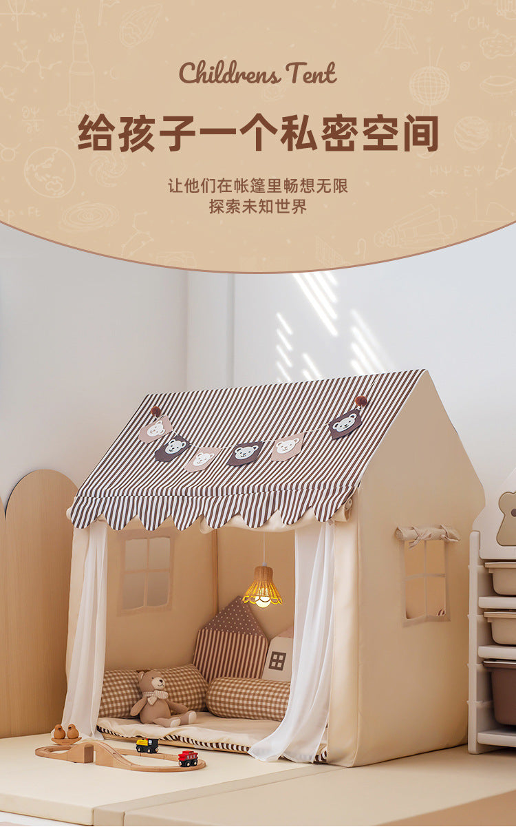 South Korea INS Children's Tent Indoor Playhouse Boys and Girls Home Toy House Small House Castle Bed Separation Artifact