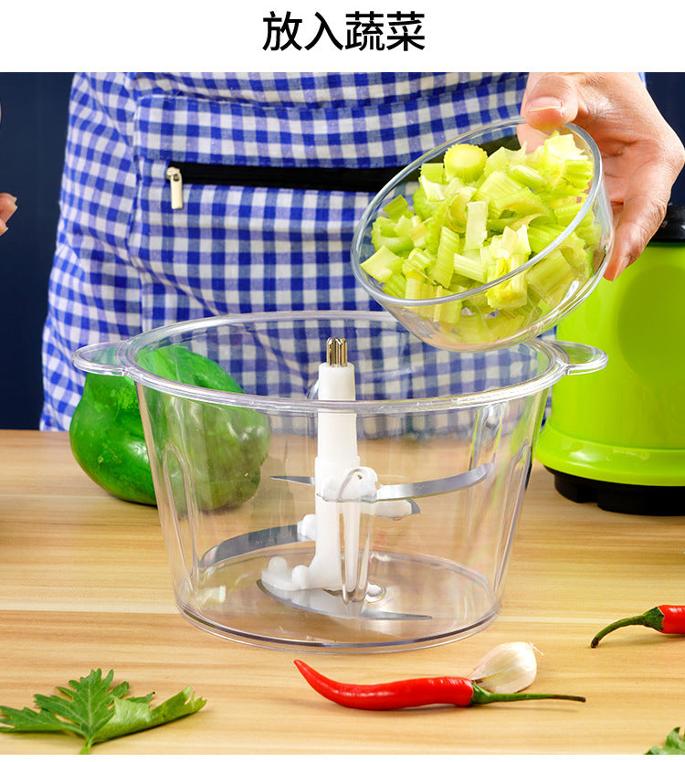 Kitchen Household Electric Meat Grinder Stainless Steel Multifunctional Meat Mincer Mixer Food Processor Small Meat Chopper