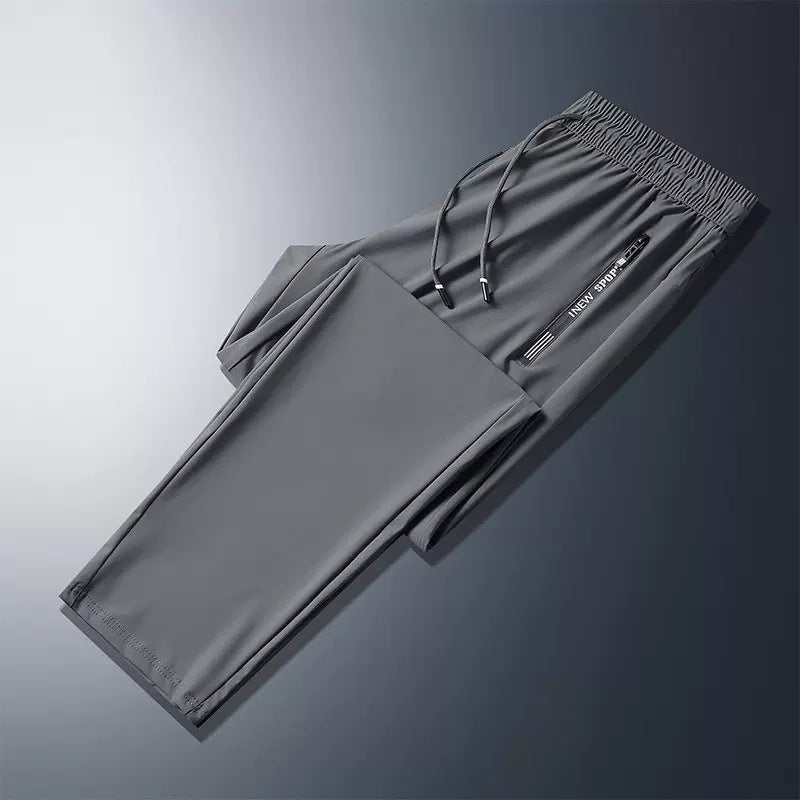 Construction Site Summer Casual Pants Men Workwear Pocket with Zipper Work Pants Men Loose Summer Wear-Resistant Labor Protection Worker