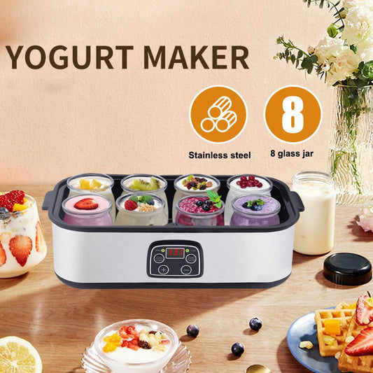 8-Cup Homemade Yogurt Fermentation Machine Breakfast Machine Commercial Jam Ice Cream Yogurt Maker YOGURT MAKER
