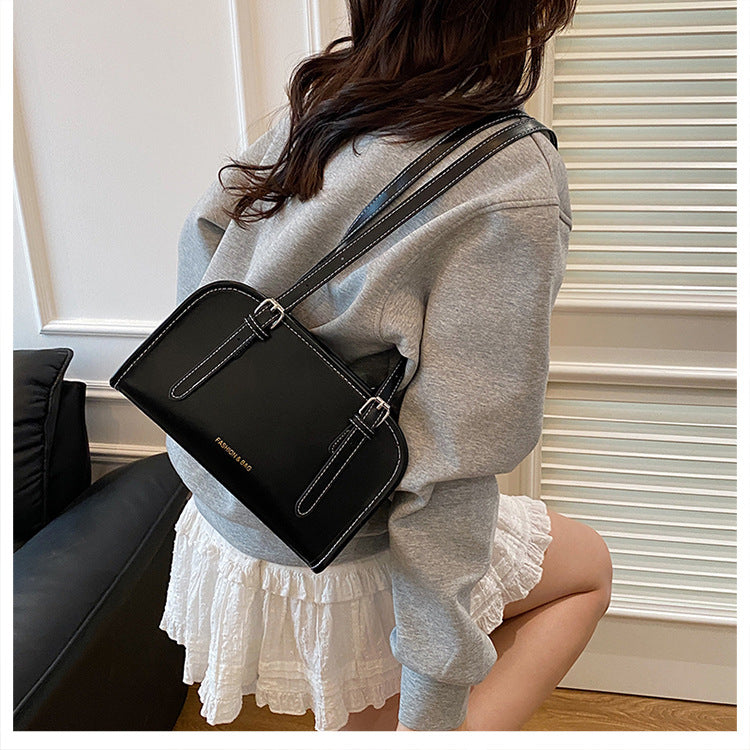 2025Spring New Crossbody Handbag Underarm Fashion Versatile Trendy Internet Celebrity Design High-Quality Texture Girlfriend Bag