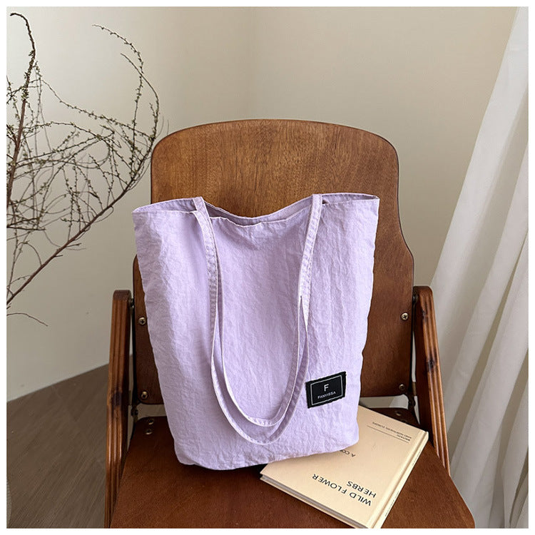 Foreign Trade New Solid Color Women's Bag Wholesale Large Capacity Women's Shoulder Bag Crossbody Bag ins Fashionable Versatile Commuter Bag