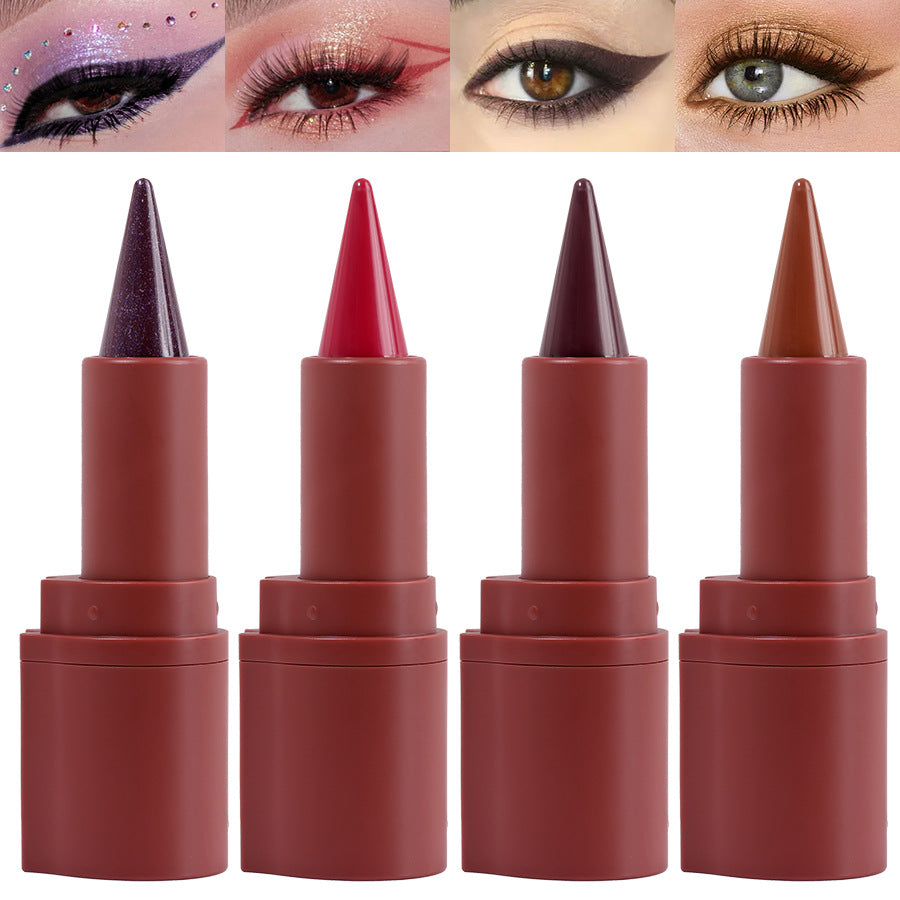 Cross-border Exclusive Hot-Selling Items KIRRMING 2-in-1 Eyeliner Lipstick 4Waterproof Long-lasting Matte Eyeliner