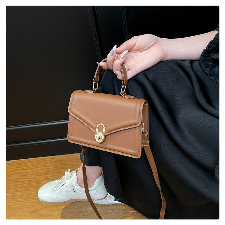 Fashionable and Elegant Small Square Bag2025Summer New Korean Style Niche Casual Commuter Crossbody Bag Trendy Shoulder Bag