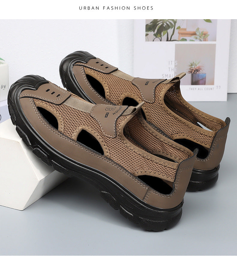 Men's Sandals2025New Cross-Border Snorkeling Shoes Beach Shoes Outdoor Hiking Shoes Outdoor Wading Stream Shoes