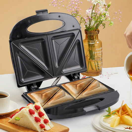 Cross-Border US/EU/UK Standard Double-Sided Heating Sandwich Maker Multifunctional Toast Waffle Breakfast Maker Steak