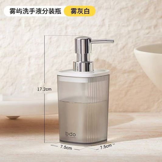 Luxury Hotel Hand Sanitizer Dispenser Bottle High-Value Bathroom Shower Gel Shampoo Empty Bottle Press-Type Set