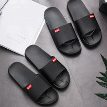 Men's Three-Stripe Slippers2024New Korean Style Outdoor Indoor Home Bathroom Non-Slip Beach Sandals