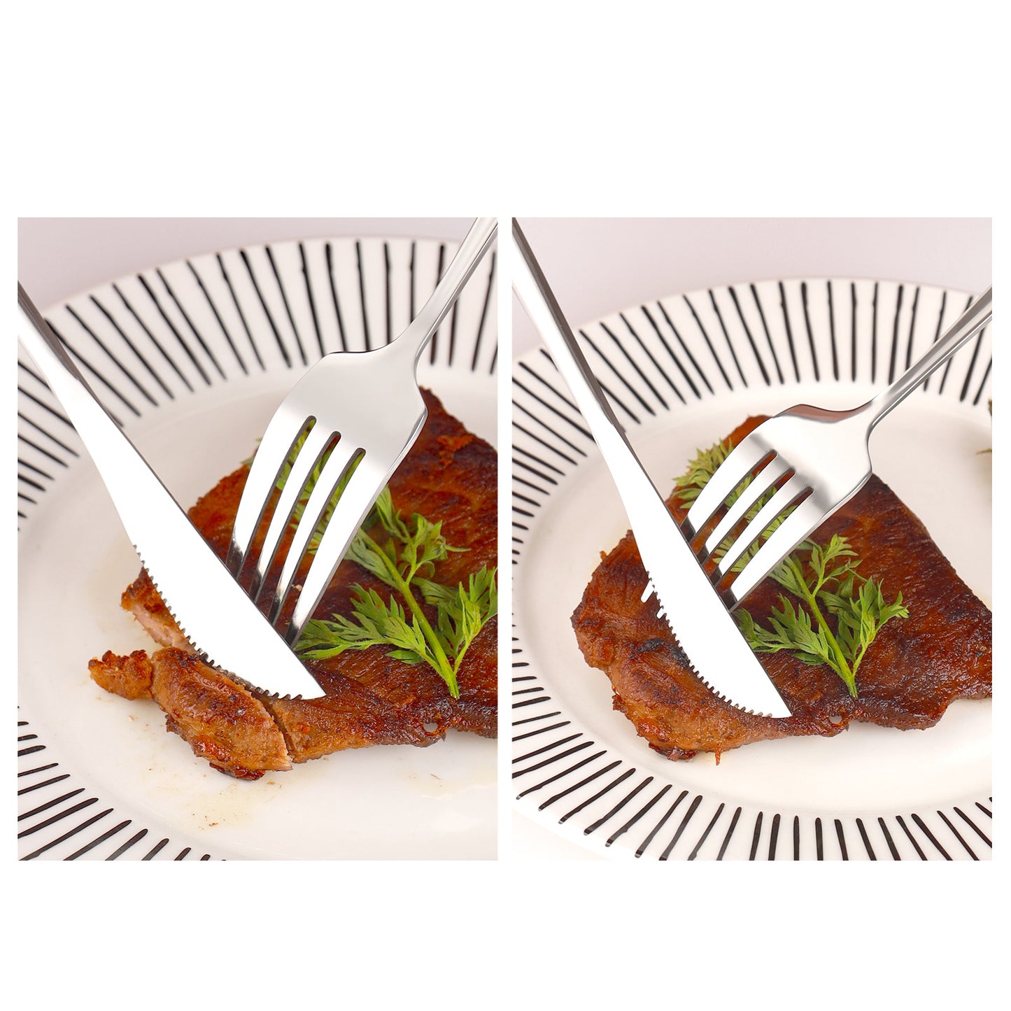 cutlery set Cross-border Amazon Portugal Stainless Steel Cutlery Set4Main item20Set of Knife, Fork, and Spoon