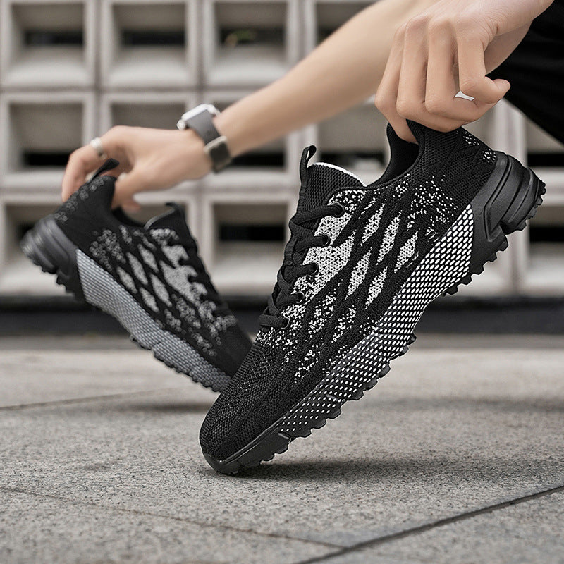 Men's New Low-Top Mesh Shoes Lightweight Comfortable Cushioned Sneakers Outdoor Fashion Versatile Casual Men's Shoes