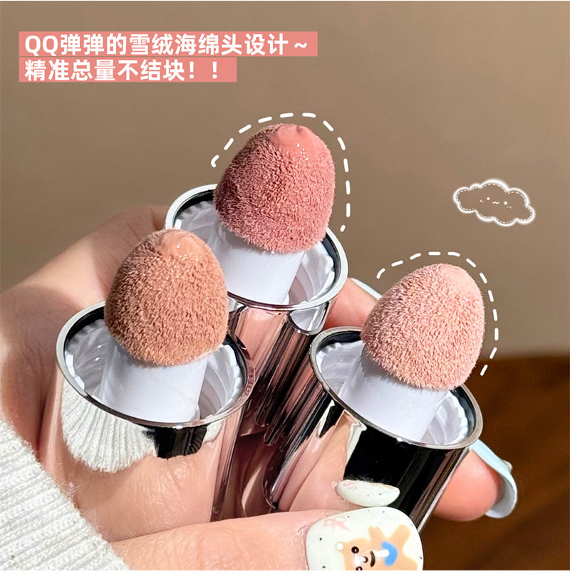 KAKE Velvet Liquid Blush Brightening Natural Korean Style Low Saturation Matte Blush Stick Affordable for Students