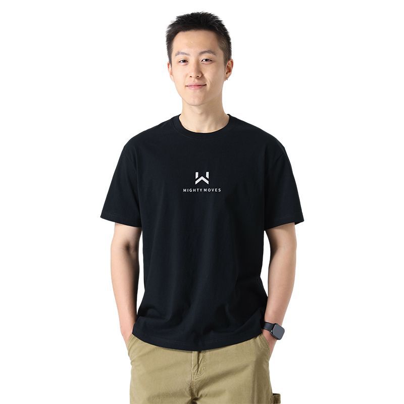 Printed cotton ice silk cool summer short sleeves T Men's American Style High Street Simple Loose Short Shirt t Couple Style