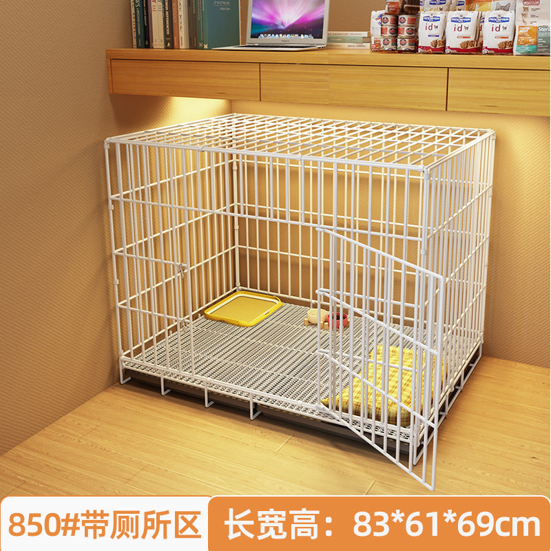 Pet Fence Dog Cage Small Dog Household Indoor Fence Space-Saving Dog House Dog Bed Toilet Cat Cage Cat Villa