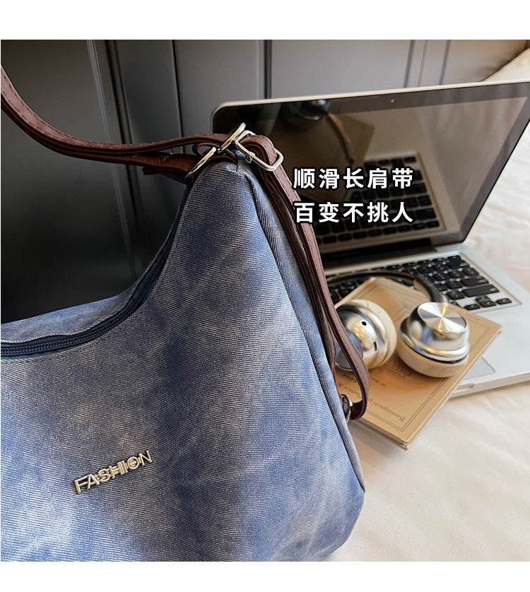 Melard Women's Bag2025New Crossbody Bag Winter Versatile High-End Feel Shoulder Bag Large Capacity Tote Bag