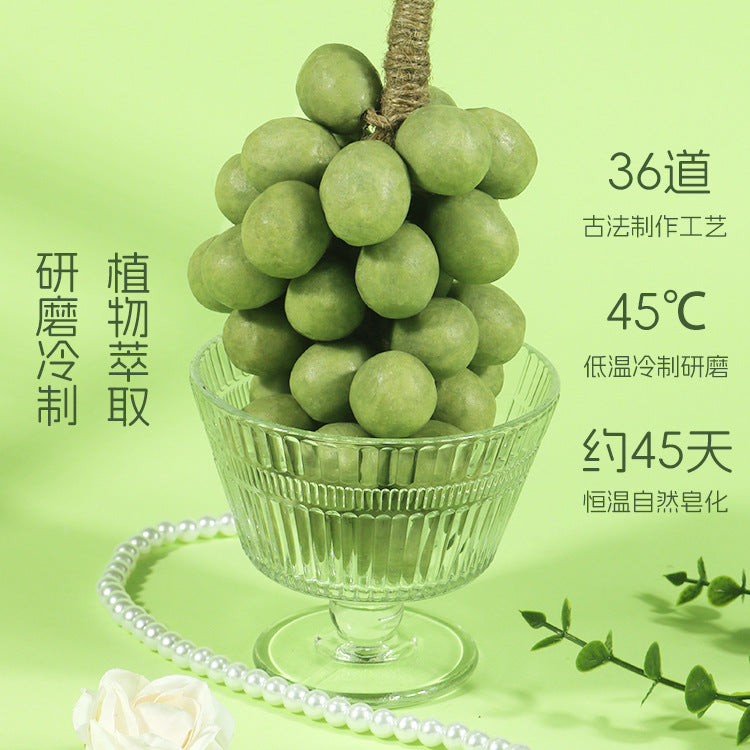 Internet Celebrity Style Handmade Soap Green Grape Oil Control Soap Bath Hand Soap Gift Grape Cluster Cold Process Soap