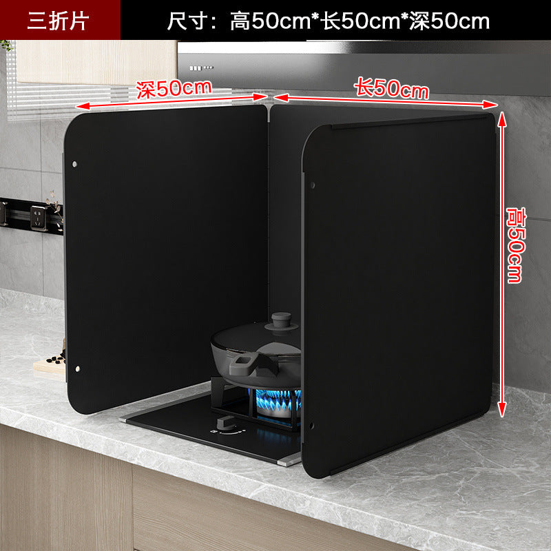 Kitchen Oil-Proof Baffle Stove Gas Stove Heat Insulation Board Foldable Storage Thickened Waterproof Fireproof High-Temperature Oil-Proof Board