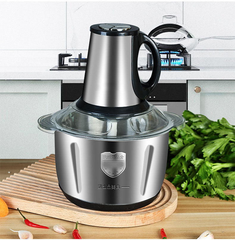 Manufacturer Wholesale Household Meat Grinder Kitchen High-Power Meat Mincer Electric Meat Chopper Garlic Paste Blender Food Processor