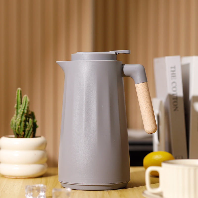 Cross-Border Insulated Kettle Household Glass Inner Liner Warm Kettle Simple Office Coffee Large Capacity Hot Water Kettle Insulated Water Kettle