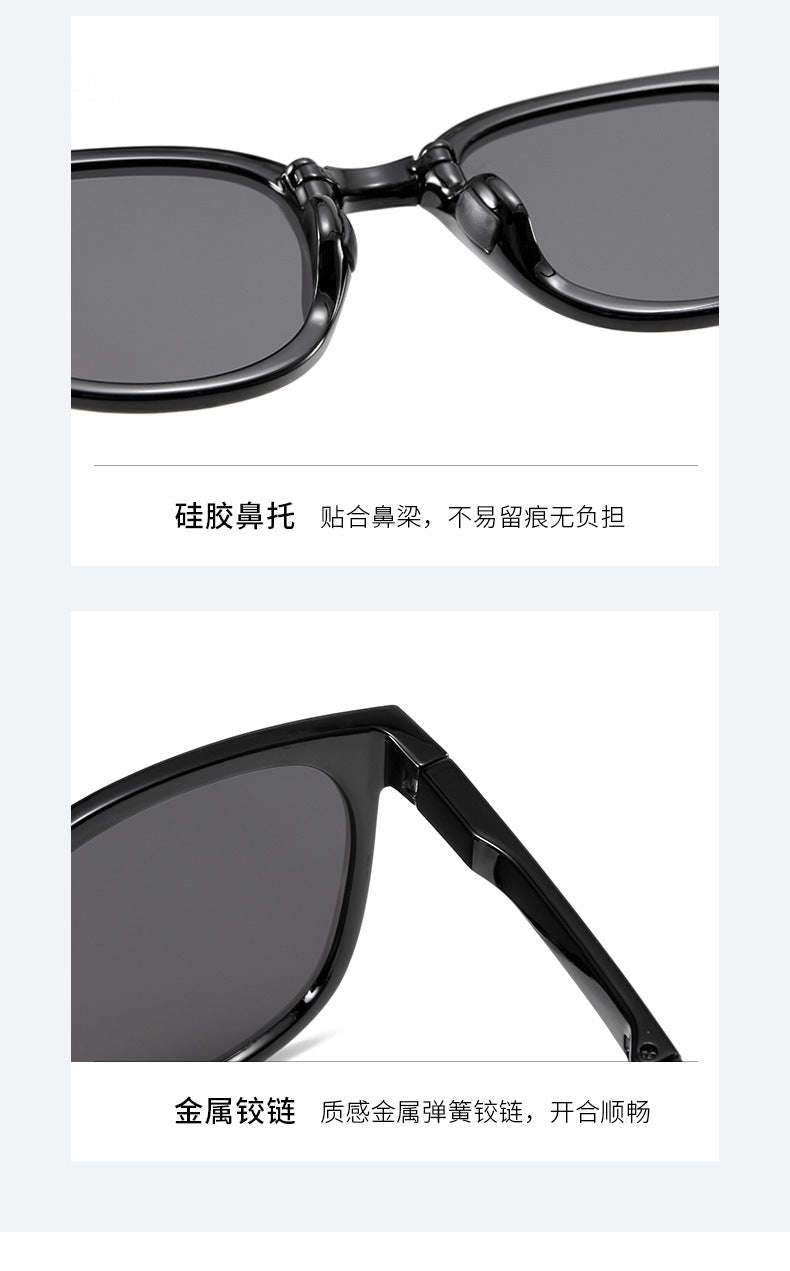 TRP20314Wood Nine10Yes Folding Polarized Sunglasses Flat Nylon1.5Sunshade and Sun Protection Portable Sunglasses