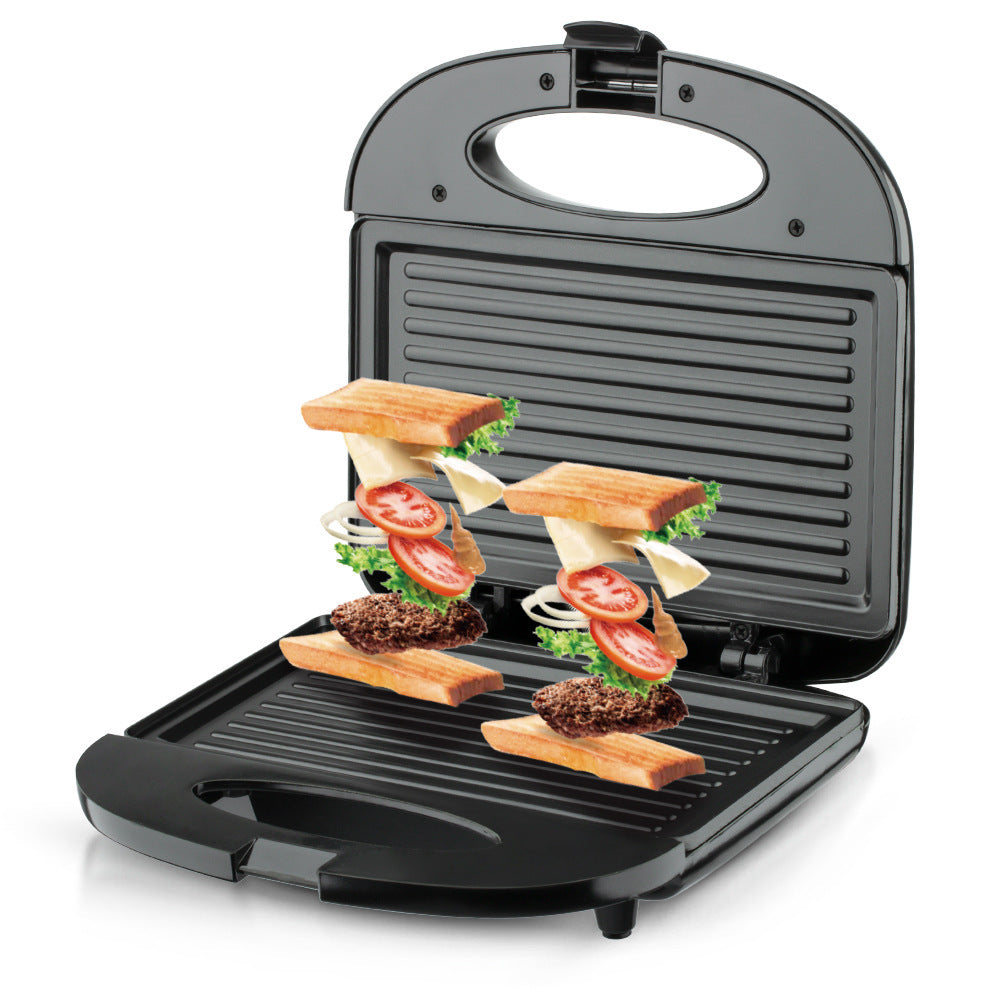 Cross-Border US/EU/UK Standard Double-Sided Heating Sandwich Maker Multifunctional Toast Waffle Breakfast Maker Steak