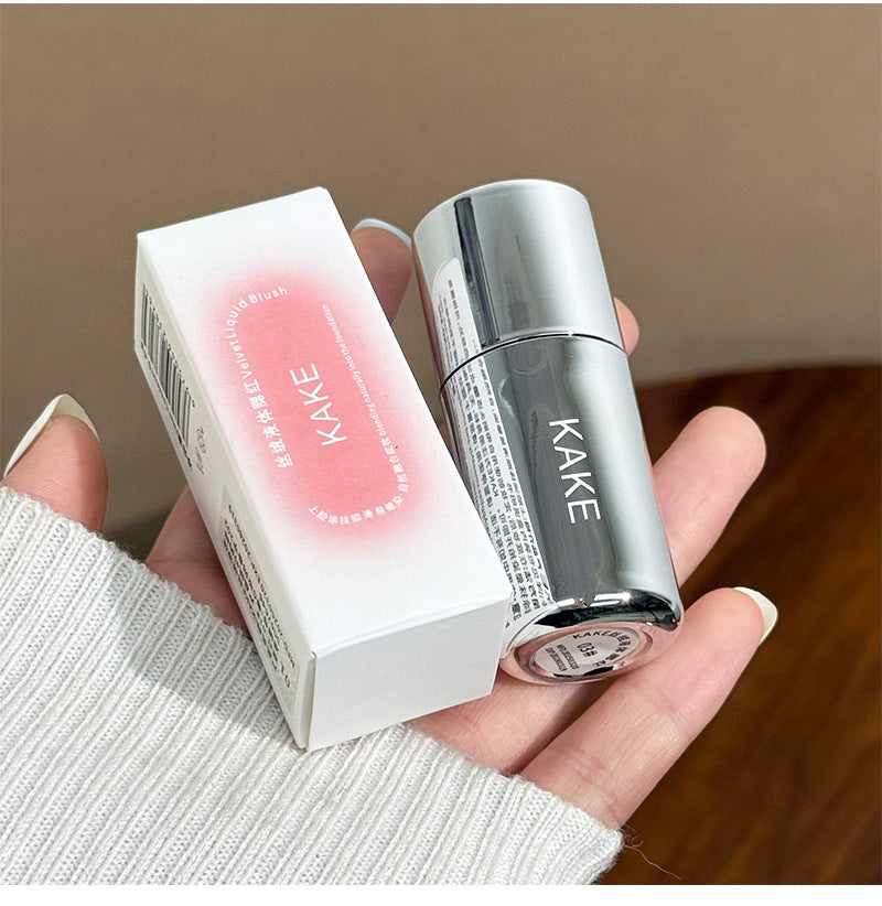 KAKE Velvet Liquid Blush Brightening Natural Korean Style Low Saturation Matte Blush Stick Affordable for Students