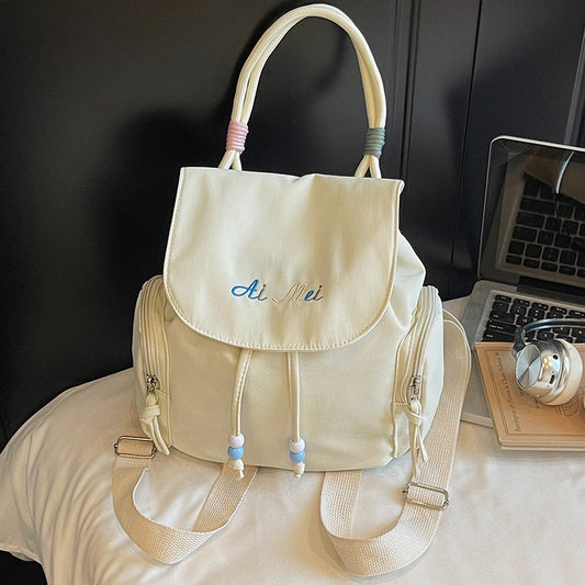Foreign Order Fashion Super Popular Fresh Style Women's Backpack2025New Trendy and Stylish Handbag Commuting Small Backpack for Women