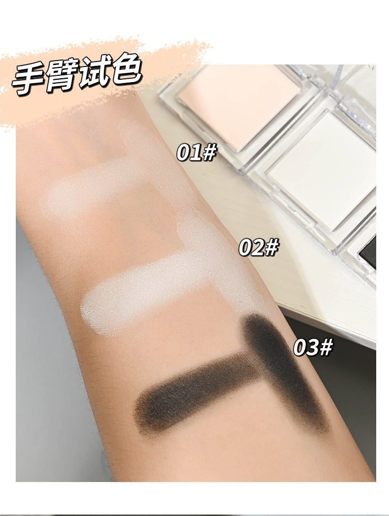 Capel Single Color Matte Eyeshadow Face Contour Highlighter Tear Trough Concealer Beginner Student Eyeshadow Palette