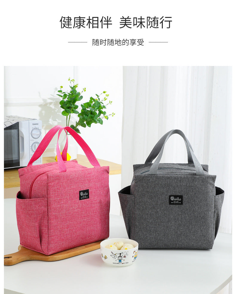 Factory Direct Insulated Bag Thickened Lunch Bag Handheld Ice Bag Portable Large Lunch Bag Insulated Lunch Box Bag Wholesale
