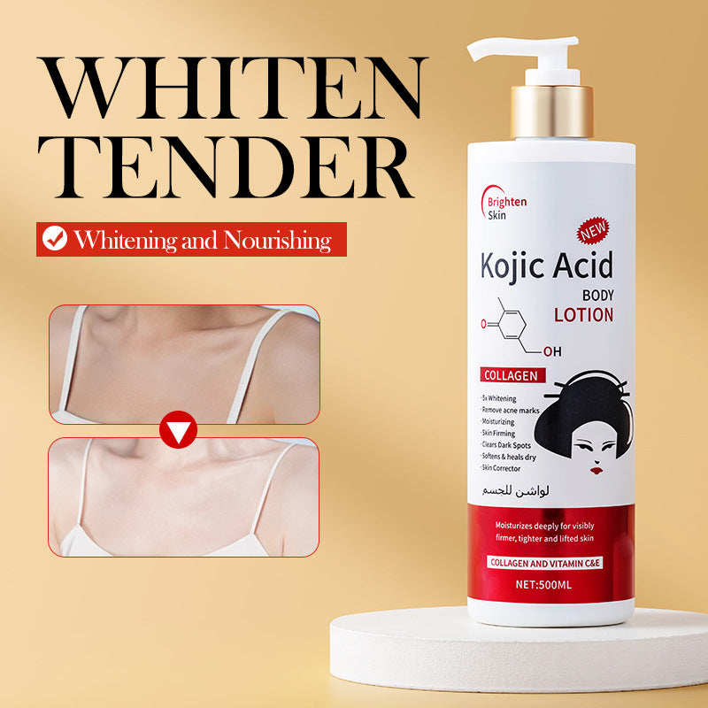 Foreign Trade Kojic Acid Series Full English Body Lotion Long-lasting Fragrance Facial Deep Hydration Moisturizing Cream Cross-border Skincare Products
