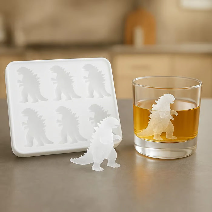 GF Cross-border Independent Station New Model Godzilla Ice Mold Kitchen Home Godzilla Ice Cube Mold Tool