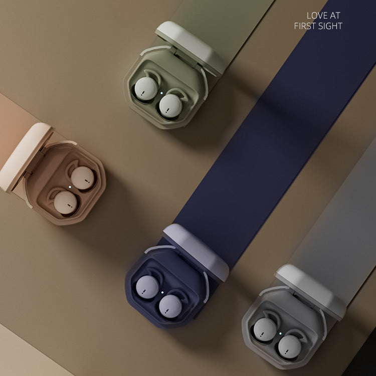New Cross-Border Sleep Bluetooth Earphones Noise Cancelling Sound Isolation In-Ear Side Sleeping Mini Wireless Earphones