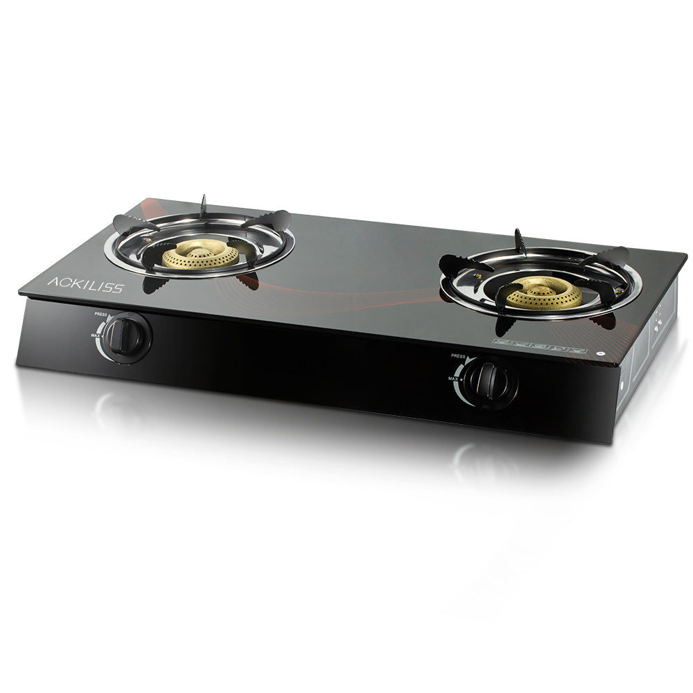 ACKILISS Cross-Border Desktop Gas Stove Export European Style Single Burner Stove Three-Burner Simple European Style Gas Stove